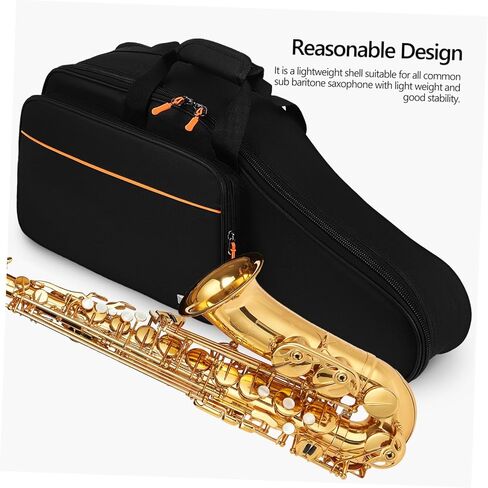 SUPVOX الساكسفون حقيبة التخزين حافظة الساكسفون لتينور ساكس أشرطة الكتف آلة موسيقية حقيبة التخزين أكسفورد القماش المواد in Kuwait
