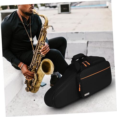 SUPVOX الساكسفون حقيبة التخزين حافظة الساكسفون لتينور ساكس أشرطة الكتف آلة موسيقية حقيبة التخزين أكسفورد القماش المواد in Kuwait