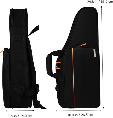 SUPVOX الساكسفون حقيبة التخزين حافظة الساكسفون لتينور ساكس أشرطة الكتف آلة موسيقية حقيبة التخزين أكسفورد القماش المواد in Kuwait