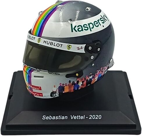 OPO 10 - Formula 1 Helmet Compatible with Ferrari F1: Sebastian Vettel #5 Scuderia Ferrari 3rd Turkey GP 2020-1/5 Scale Spark - CAS77 in Saudi Arabia