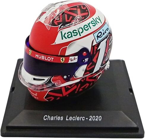 OPO 10 - Formula 1 Helmet Compatible with Ferrari F1: Charles Leclerc 2020-1/5 Scale Spark - CAS92 in Saudi Arabia