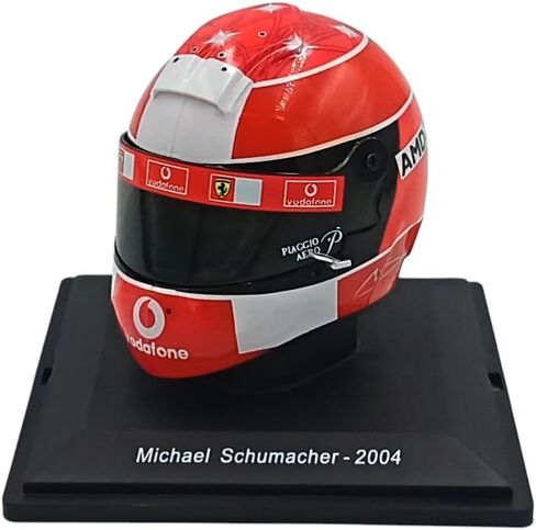 OPO 10 - خوذة الفورمولا 1 متوافقة مع فيراري F1: إم. شوماخر فيراري #1 بطل العالم 2004-1/5 مقياس سبارك - CAS33 in Saudi Arabia