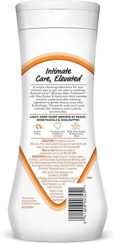 Summer’s Eve Ultimate Odor Protection Feminine Wash with Shea Butter - Up to 24 Hour Vaginal Odor Control, pH Balanced Formula, Clinically & Gynecologist Tested Intimate Body Wash - 15 Fl Oz in Saudi Arabia