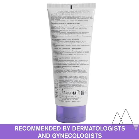 Uriage Gyn-Phy Itimate Wash Refreshing Gel Daily Hygiene For External Itimate Areas, Gently Cleanses & Respects Natural Balance, Foaming Gel, Floral Fragance, Tested Under Gynecological Control in Saudi Arabia