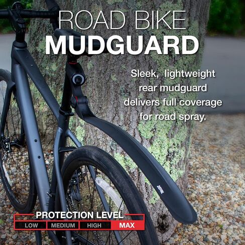 Zefal Swan-R Rear Mudguard – Road Bike Fender for 650C/700C/28" Wheels – MD-Turn Seatpost Mount, Technopolymer Construction, Max Tire Width 40mm, Lightweight 150g in Saudi Arabia