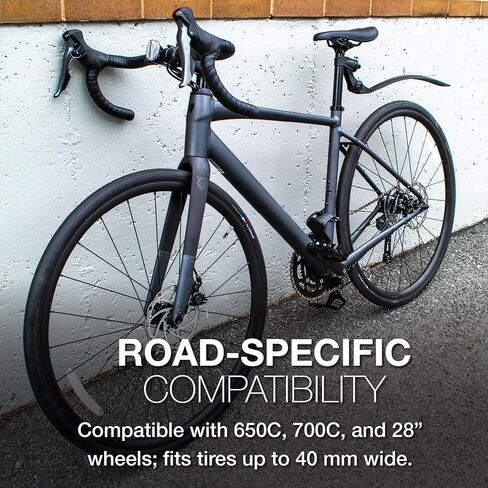 Zefal Swan-R Rear Mudguard – Road Bike Fender for 650C/700C/28" Wheels – MD-Turn Seatpost Mount, Technopolymer Construction, Max Tire Width 40mm, Lightweight 150g in Saudi Arabia