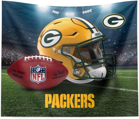 Northwest The Company NFL Green Bay Packers Printed Wall Hanging, 34" x 40", Gametime, Team Colors in Saudi Arabia