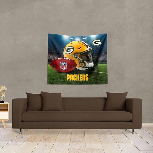 Northwest The Company NFL Green Bay Packers Printed Wall Hanging, 34" x 40", Gametime, Team Colors in Saudi Arabia