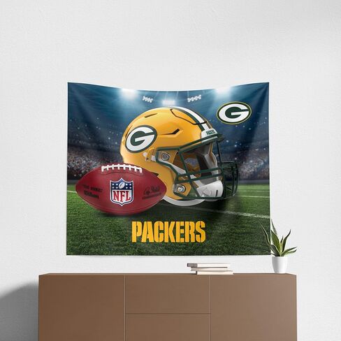 Northwest The Company NFL Green Bay Packers Printed Wall Hanging, 34" x 40", Gametime, Team Colors in Saudi Arabia