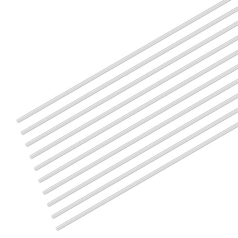 16-Pack Round Aluminum Rod, 1.5mm (1/16") Dia 300mm (12") Length 6061 Aluminum Round Rod Solid Lathe Bar Stock Metal Sticks for DIY Crafts Making/Industrial/Construction/Model in Saudi Arabia
