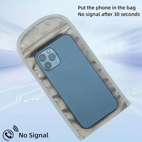 حقائب فاراداي، حقيبة فاراداي كبيرة مقاومة للنبضات الكهرومغناطيسية للهواتف، أكمام درع للهاتف الخلوي، حقائب فاراداي مضادة للنبضات الكهرومغناطيسية لحالة حجب إشارة الأجهزة الإلكترونية، حماية لسلامة الخصوصية من 5G GPS RFID in Kuwait