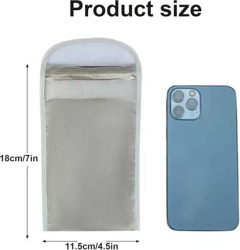 حقائب فاراداي، حقيبة فاراداي كبيرة مقاومة للنبضات الكهرومغناطيسية للهواتف، أكمام درع للهاتف الخلوي، حقائب فاراداي مضادة للنبضات الكهرومغناطيسية لحالة حجب إشارة الأجهزة الإلكترونية، حماية لسلامة الخصوصية من 5G GPS RFID in Kuwait