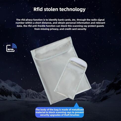 حقائب فاراداي، حقيبة فاراداي كبيرة مقاومة للنبضات الكهرومغناطيسية للهواتف، أكمام درع للهاتف الخلوي، حقائب فاراداي مضادة للنبضات الكهرومغناطيسية لحالة حجب إشارة الأجهزة الإلكترونية، حماية لسلامة الخصوصية من 5G GPS RFID in Kuwait