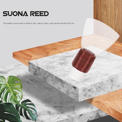 10 قطع من قصب Suona البلاستيكية من SUPVOX، حجم صغير، قطع أبواق Suona خالية من الإصلاح، خفيفة الوزن للاعبي آلات الرياح الشعبية in Kuwait