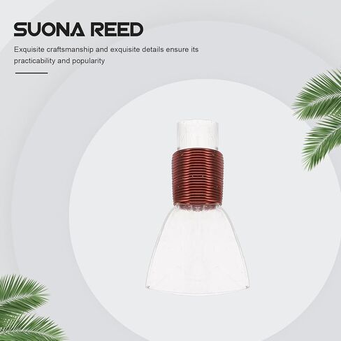 10 قطع من قصب Suona البلاستيكية من SUPVOX، حجم صغير، قطع أبواق Suona خالية من الإصلاح، خفيفة الوزن للاعبي آلات الرياح الشعبية in Kuwait