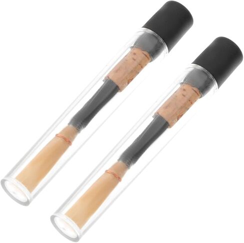 2pcs Handmade Natural Cane Oboe Reeds with Black Thread, Oboe Musical Instrument Accessories for Students and Professionals, Wind Instrument Parts for Performance and Practice in Saudi Arabia