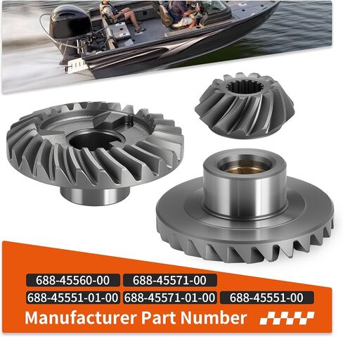 Forward & Pinion & Reverse Gear Set For Yamaha Outboard 75HP 80HP 85HP 90HP 1989-2001 688-45560-00 688-45551-00 688-45571-00 in Saudi Arabia