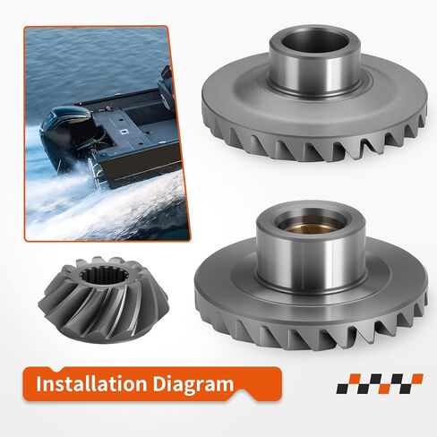 Forward & Pinion & Reverse Gear Set For Yamaha Outboard 75HP 80HP 85HP 90HP 1989-2001 688-45560-00 688-45551-00 688-45571-00 in Saudi Arabia