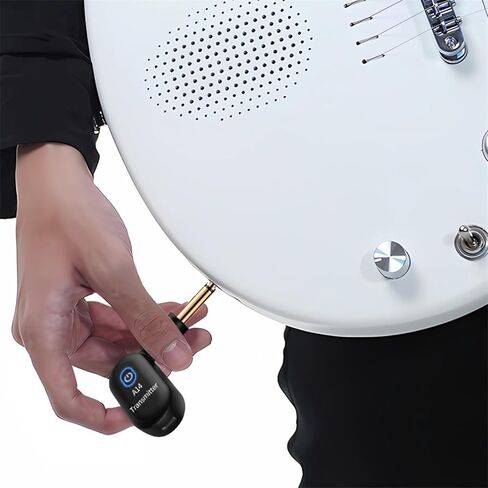 Guitar System 2.4 GHz, Rechargeable Audio Transmitter and Receiver, 90° Rotatable for Guitar, Bass and for Electric Instruments Guitar Kit in Saudi Arabia
