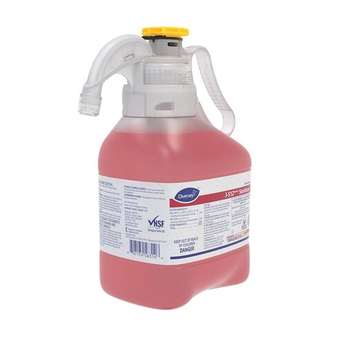 Diversey 9294548 Final Step J-512 Sanitizer, No Rinse Food Contact Kitchen Sanitizer, SmartDose Concentrate, 1.4-Liter (Pack of 2) in Saudi Arabia