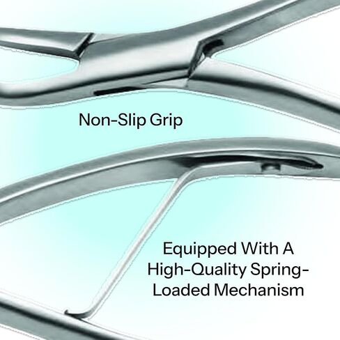 6.5-Inch Spring-Operated Root Forceps – Serrated Fine Jaws Beaks for Easy Extraction of Root Fragments in Small Animals, Veterinary Tool for Efficient Removal in Kuwait