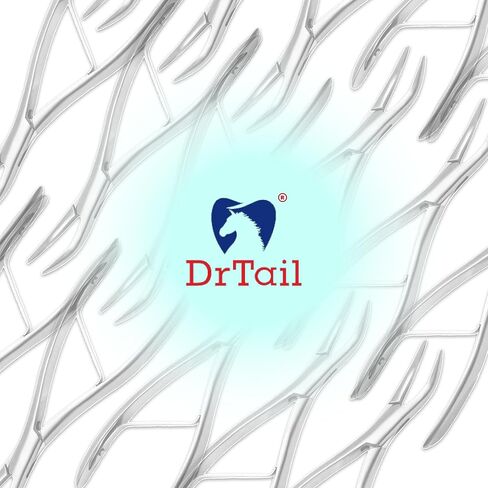 6.5-Inch Spring-Operated Root Forceps – Serrated Fine Jaws Beaks for Easy Extraction of Root Fragments in Small Animals, Veterinary Tool for Efficient Removal in Kuwait