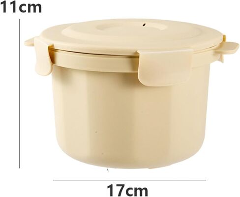 Microwave Rice Cooker Steamer Office Steaming Pot Easy Clean Micro Cookware in Saudi Arabia