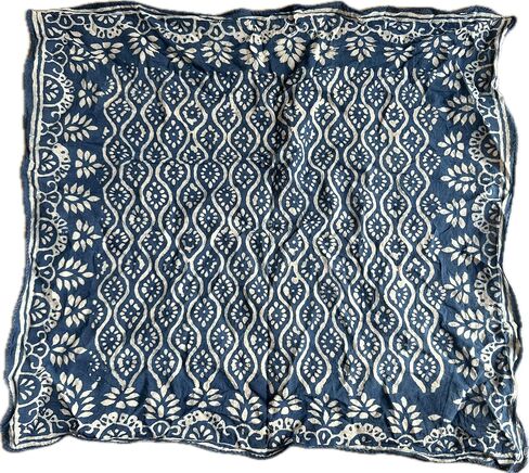 100% Cotton Bandanas, Bohemian Style Cotton Neck Scarf, Boho Soft Cotton Neck Scarf, Boho Soft Cotton Bandana, Cotton Neckerchief mud print in Kuwait