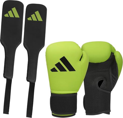 adidas Boxing Kids Training Kit - Pair of 8oz Gloves and Pair of Focus Stick Bundle for Youth in Saudi Arabia