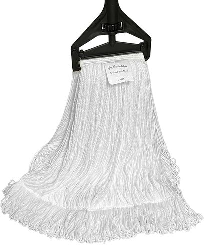 Professional Nylon Looped-End Wax Mop (3 Pack) - Large Size with Narrow Band in Saudi Arabia