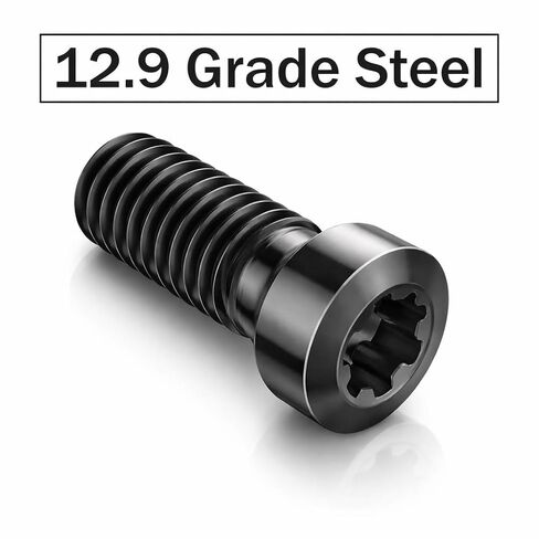 5 PC of Each Size #6-48 Length 6mm/8mm, #8-40 Length 6mm/7.7mm/8.5mm Black Oxide T-15 Star Drive Weaver Oval Head Gun Screws Used for Mounting Scope Bases and Rings on Rifles in Saudi Arabia