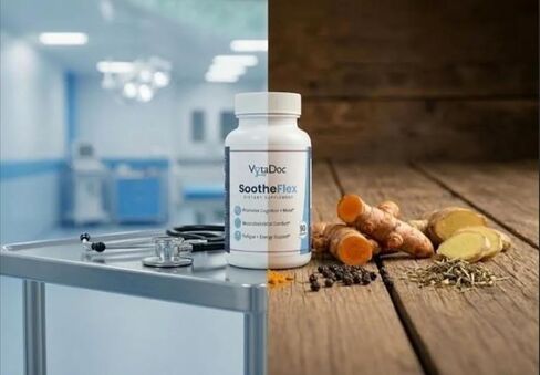 SootheFlex Joint, Energy & Mood Support for Women | Turmeric 900mg, Ferrochel® Iron, Magnesium Malate, Vitamin D3, Ginger, Selenium | 90 Capsules | Gentle Iron — Easy on Digestion in Saudi Arabia