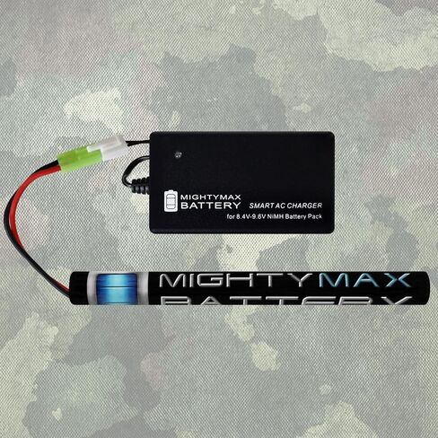 Mighty Max Battery 8.4V NiMH 1600mAh Replaces Crosman Pulse DP80 AK74UN Airsoft + Charger in Saudi Arabia