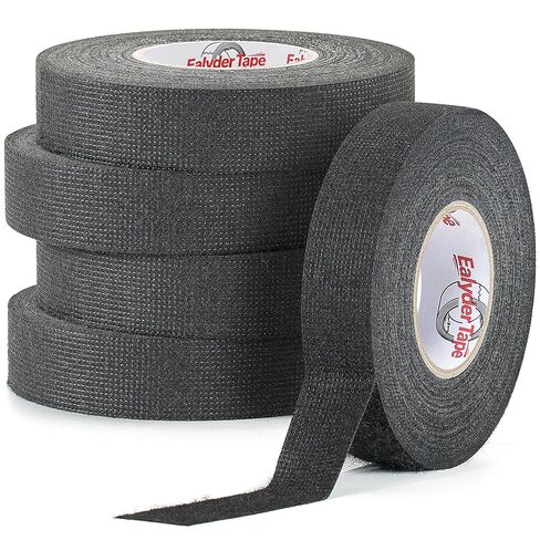 2 Rolls Wire Harness Tape 3/4 Inch x 56 FT, High Temp Wiring Loom Harness Electrical Tape, Self-Adhesive Felt Cloth Wrap for Automotive Engines, Cable Protection and Noise Dampening in Saudi Arabia