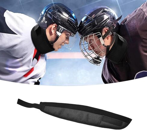رقبة هوكي الجليد قابلة للتعديل لسهولة الارتداء وقابلة للتنفس لممارسة الرياضة، غطاء قوي مضاد للقطع، واقي حماية لممارسة الهوكي in Kuwait