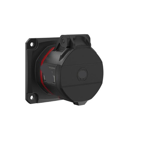 1pc IP54 Waterproof and Dustproof Flat Industrial Plug and Socket 16A 5P - Electrical Connector for Industrial Use in Saudi Arabia