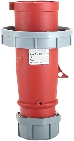1pc 4P 32A IP67 Waterproof & Dustproof Mobile Industrial Plug for Stage Lighting & Data Centers in Saudi Arabia