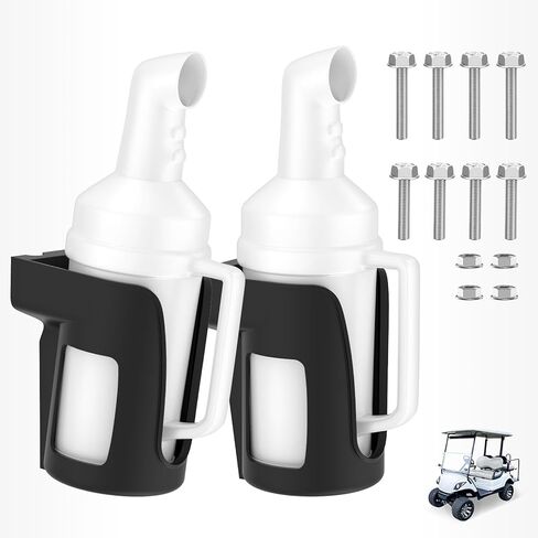 Golf Cart Universal Sand Bottle, Divot Filler Sand Bottle with Rattle Proof Holder Suitable for EZGO, Club Car and Yamaha, Large Capacity in Kuwait