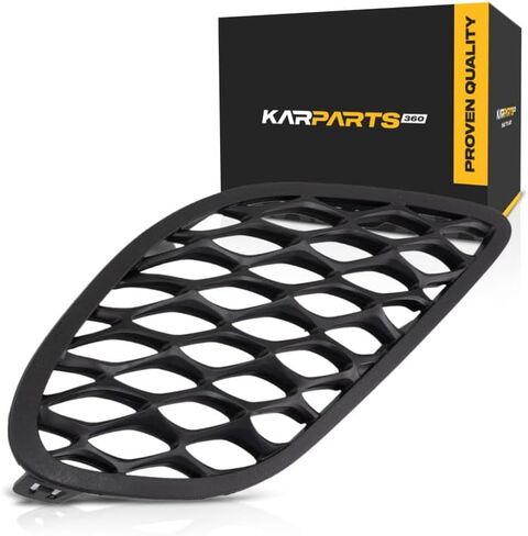 KarParts360 For Dodge Charger Fog Light Cover 2015 2016 2017 Driver and Passenger Side Pair/Set | Plastic | w/Hood Scoop | Textured Black | CH1038168 + CH1039168 | 68280493AA + 68280492AA in Saudi Arabia