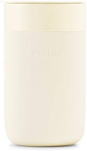 W&P Porter Ceramic Mug w/ Protective Silicone Sleeve, Terrazzo Cream 12 Ounces | On-the-Go | Reusable Cup for Coffee or Tea | Portable | Dishwasher Safe in Kuwait