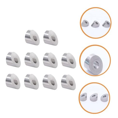 LIFKOME 10pcs Angle Beveled Washer for Stainless Steel Cable Railing High-Temperature Resistant Easy to Install for Stair and Deck Railing Projects in Saudi Arabia