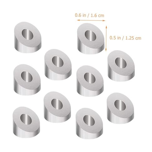 LIFKOME 10pcs Angle Beveled Washer for Stainless Steel Cable Railing High-Temperature Resistant Easy to Install for Stair and Deck Railing Projects in Saudi Arabia