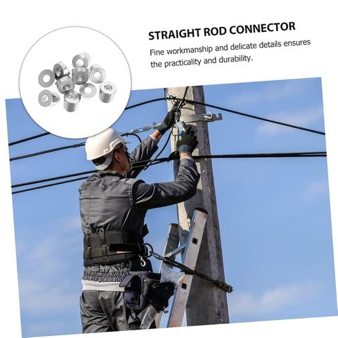 10pcs DIY Cable Railing Kit Stainless Steel Wire Rope Connectors Angle Beveled Washers in Kuwait