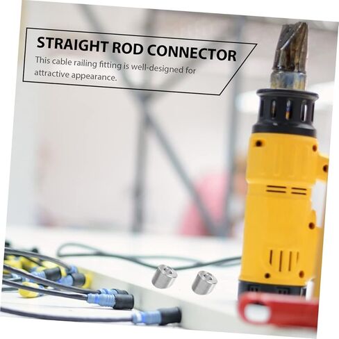 10pcs DIY Cable Railing Kit Stainless Steel Wire Rope Connectors Angle Beveled Washers in Kuwait