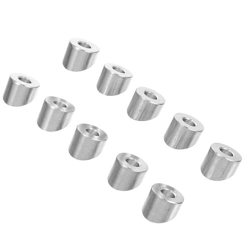 STOBAZA 10pcs Cable Railing Kit Stainless Steel Wire Rope Connectors Angle Washers in Saudi Arabia
