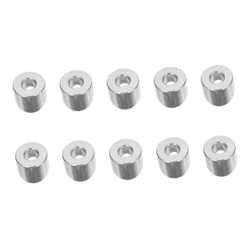 Cabilock 10pcs Stainless Steel Wire Rope Connectors Angle Washers Cable Railing Hardware Kit in Saudi Arabia