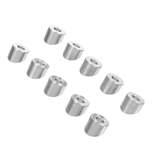 Veemoon Stainless Steel Cable Railing Kit Beveled Washers 10-Piece Set for Deck and Wire Connections 30-Degree Angle Design in Saudi Arabia