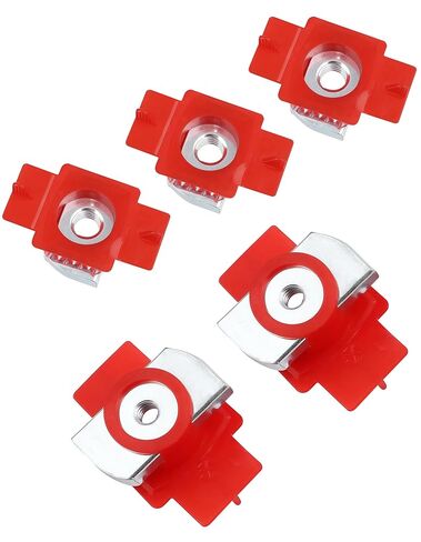 SIHAI 10 قطع 3/8"-16 صواميل قناة Unistrut، صواميل مخروطية من النايلون الدوامة لقناة تبختر أمريكية 1-5/8" والألواح الشمسية وتركيبات مسار الكابلات الكهربائية in Kuwait