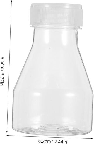 LIFKOME 2Pcs Plastic Bottles for Cell Culture and Sample Collection Laboratory Flasks Reusable Containers for Tissue Culture in Saudi Arabia