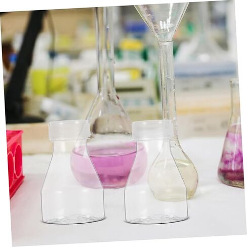 LIFKOME 2Pcs Plastic Bottles for Cell Culture and Sample Collection Laboratory Flasks Reusable Containers for Tissue Culture in Saudi Arabia